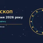 Зодіакальний компас на тлі ранкового неба — гороскоп на 26 серпня 2026 року для дванадцяти знаків