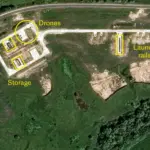 Супутникові знімки військових баз і пускових майданчиків для безпілотників у Росії