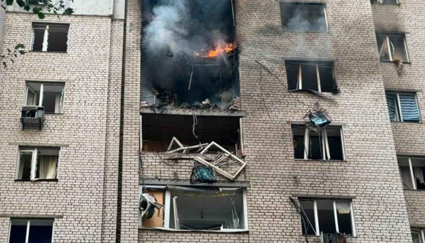 У Києві 25 вересня дрон влучив у будинок на Печерську: пояснення події