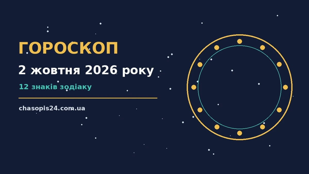 Гороскоп на 2 жовтня 2026 року: ритм дня для 12 знаків для нових справ і розмов