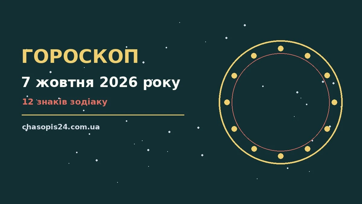 Гороскоп на 7 жовтня 2026 року: ритм дня для 12 знаків для нових справ і розмов