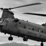 Знищений військовий гелікоптер CH-47 Chinook у Горіце