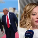 Прем'єр-міністерка Італії Джорджа Мелоні під час виступу в італійському парламенті